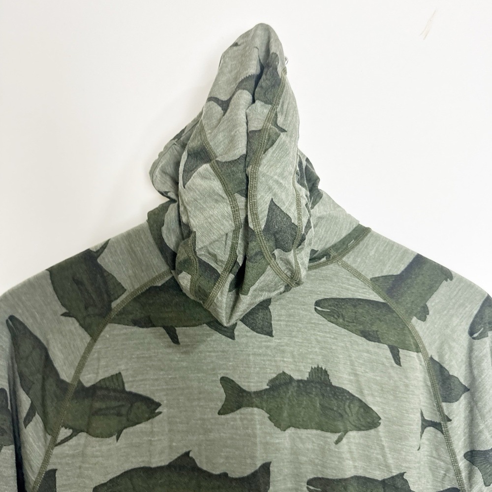 AIRBLASTER CLASSIC NINJA SUIT Olive Fish S Ski Base layer Camping Merino Wool - Picture 6 of 8